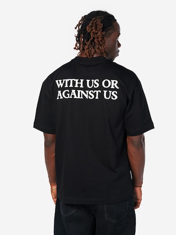 ATELIER OF FAITH Shirt 'FAMILY BUSINESS' in Black: front