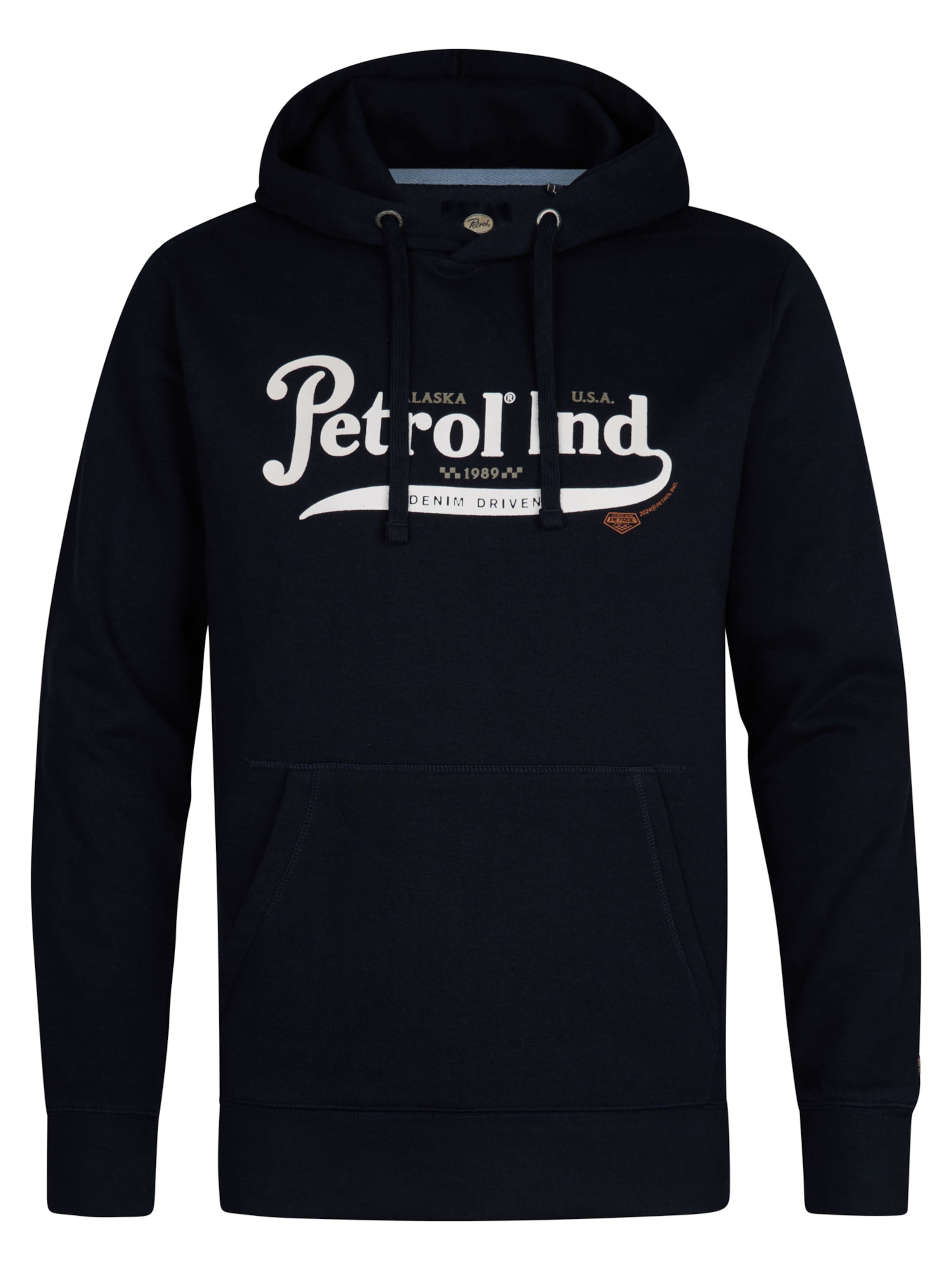 Petrol Industries - Sudadera 'Meade' en azul: frente