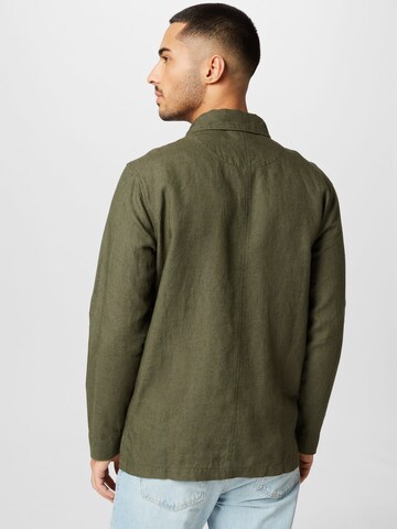 KnowledgeCotton Apparel Prehodna jakna | zelena barva
