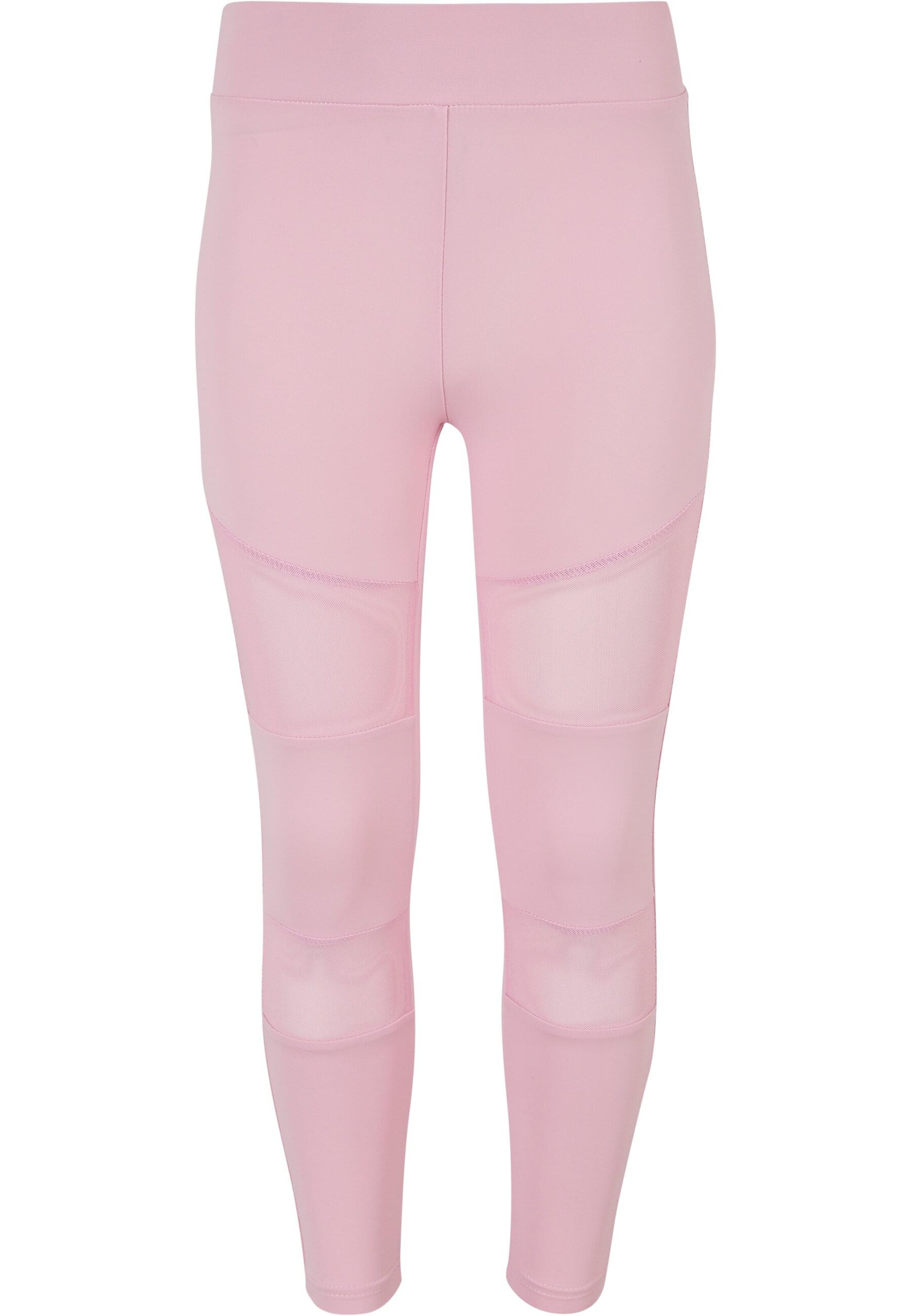 Urban Classics Skinny Leggings in Pink: front