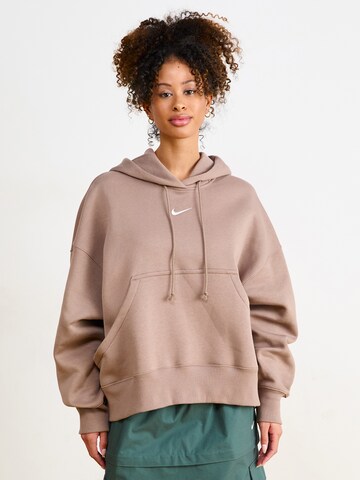 Nike Sportswear Sweatshirt 'Phoenix Fleece' i brun: forside