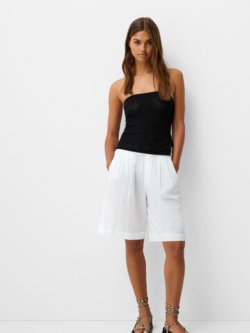 Tops en tricot Bershka en noir