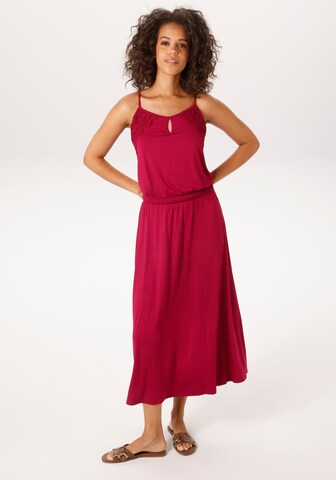 Aniston CASUAL Kleid in Rot: Vorderseite