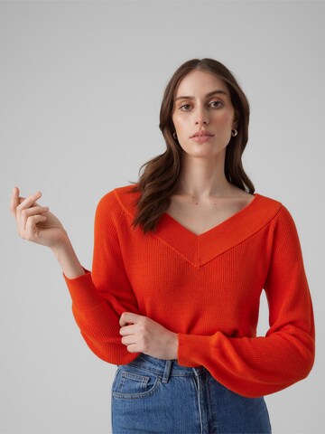 VERO MODA - Jersey 'NEW LEXSUN' en rojo