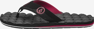 Volcom Sandals & Slippers 'Recliner' in Black: front