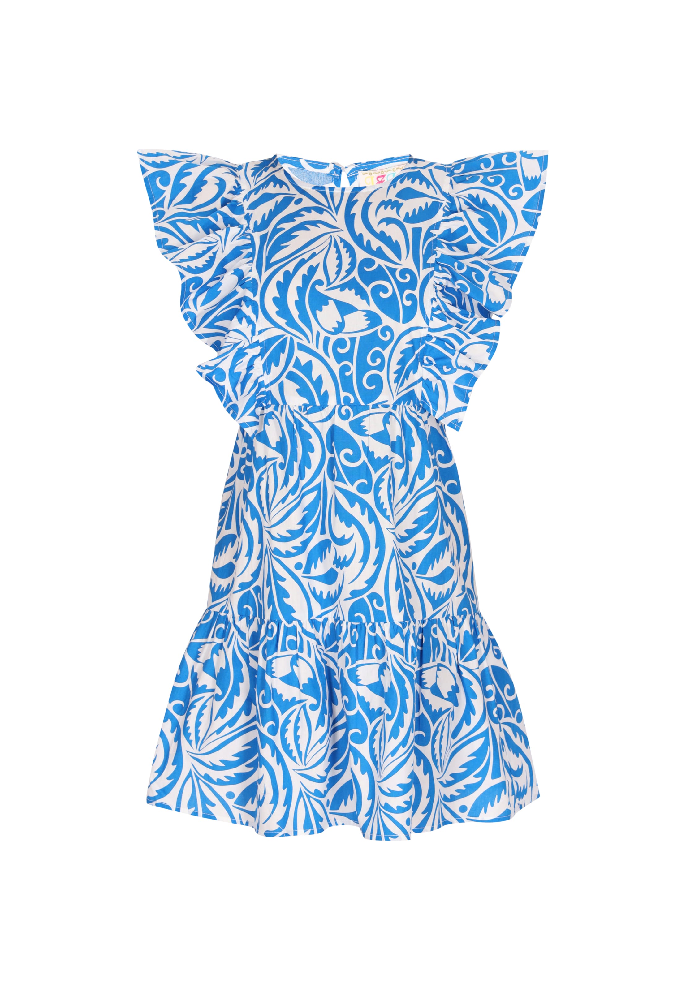 IZIA Letné šaty - Modrá: predná strana