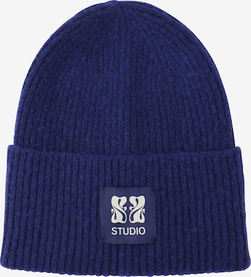 Street One Studio Beanie in Blue: front