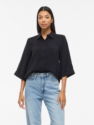 Chemisier 'VIHULA' VILA en noir : devant