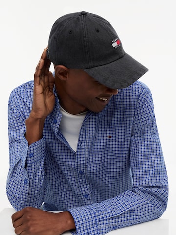 Tommy Jeans Шапка с козирка 'HERITAGE' в синьо