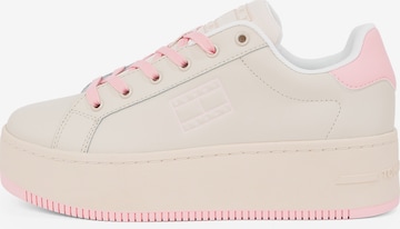 Baskets basses 'Essential' Tommy Jeans en beige : devant