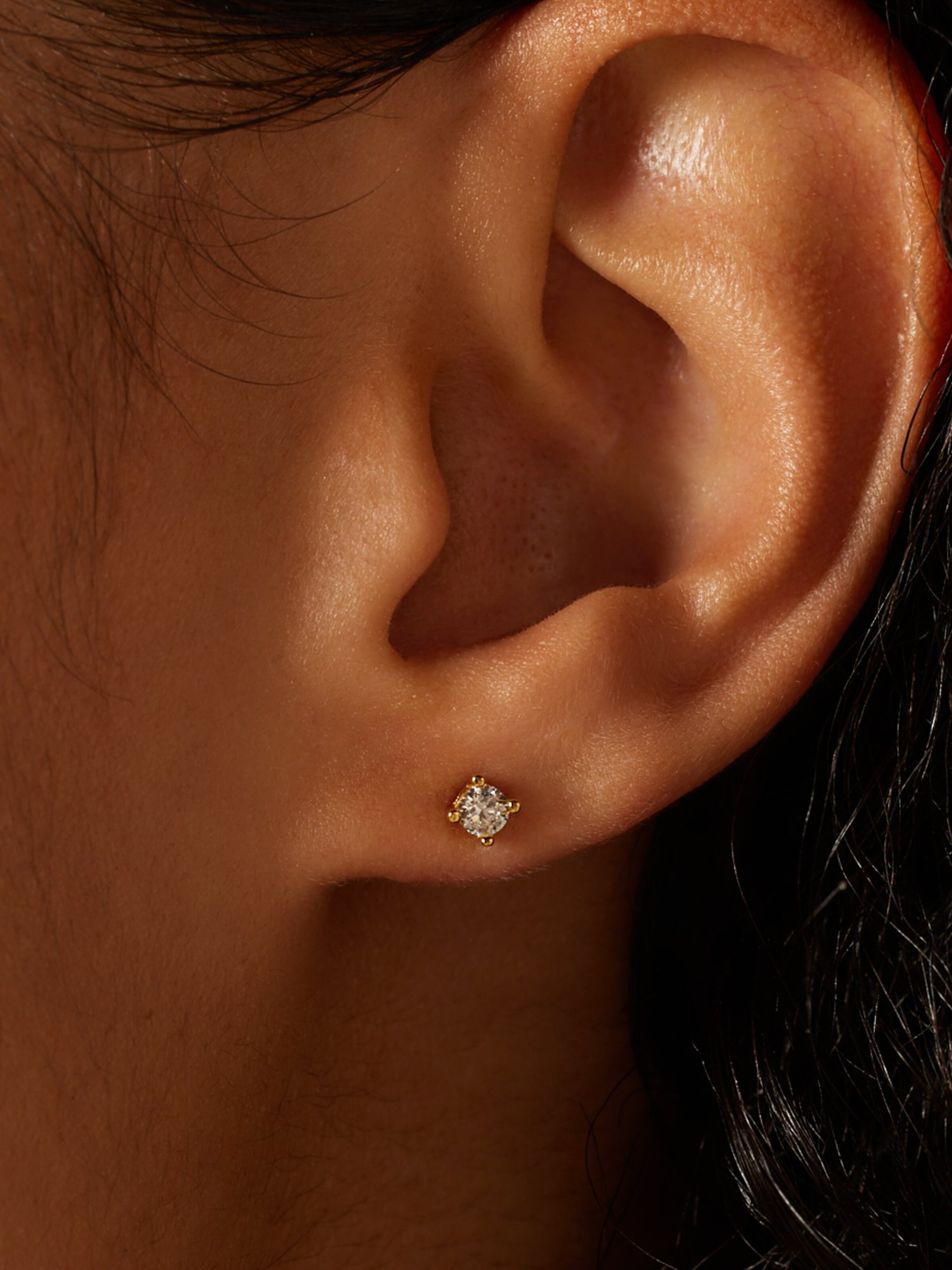 Lucardi Earrings in Gold