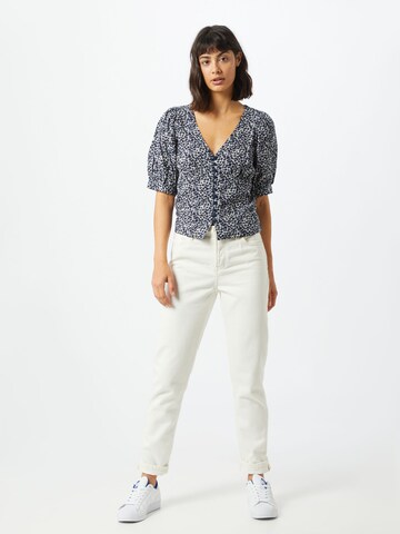 Dorothy Perkins Shirt 'Ditsy' in Blau