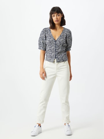 Dorothy Perkins Shirt 'Ditsy' in Blau