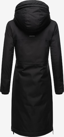 Ragwear Toiminnallinen pitkä takki 'Refutura Remake' värissä musta