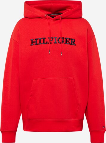 TOMMY HILFIGER Sweatshirt i rød: forside