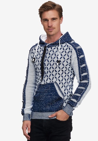 Rusty Neal Sweater in Blue: front