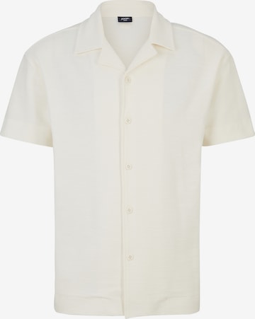 JOOP! Jeans Button Up Shirt in Beige: front