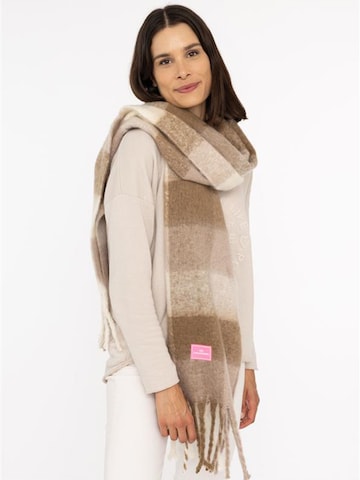 Sciarpa di Zwillingsherz in beige: frontale