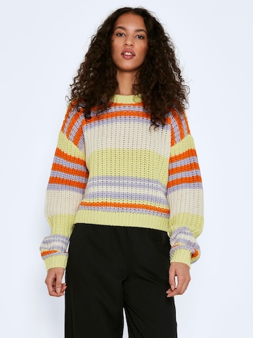 Noisy may Sweater 'Charlie' in Yellow: front