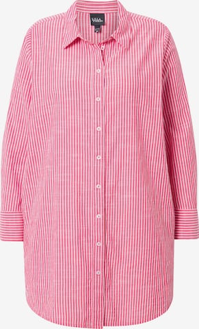 Ulla Popken Blouse in Rood: voorkant