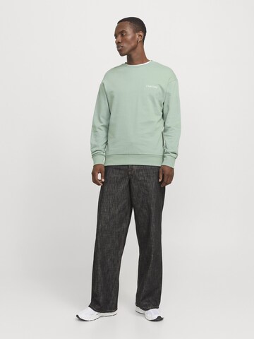 JACK & JONES Sweatshirt 'JJEBradley' in Groen