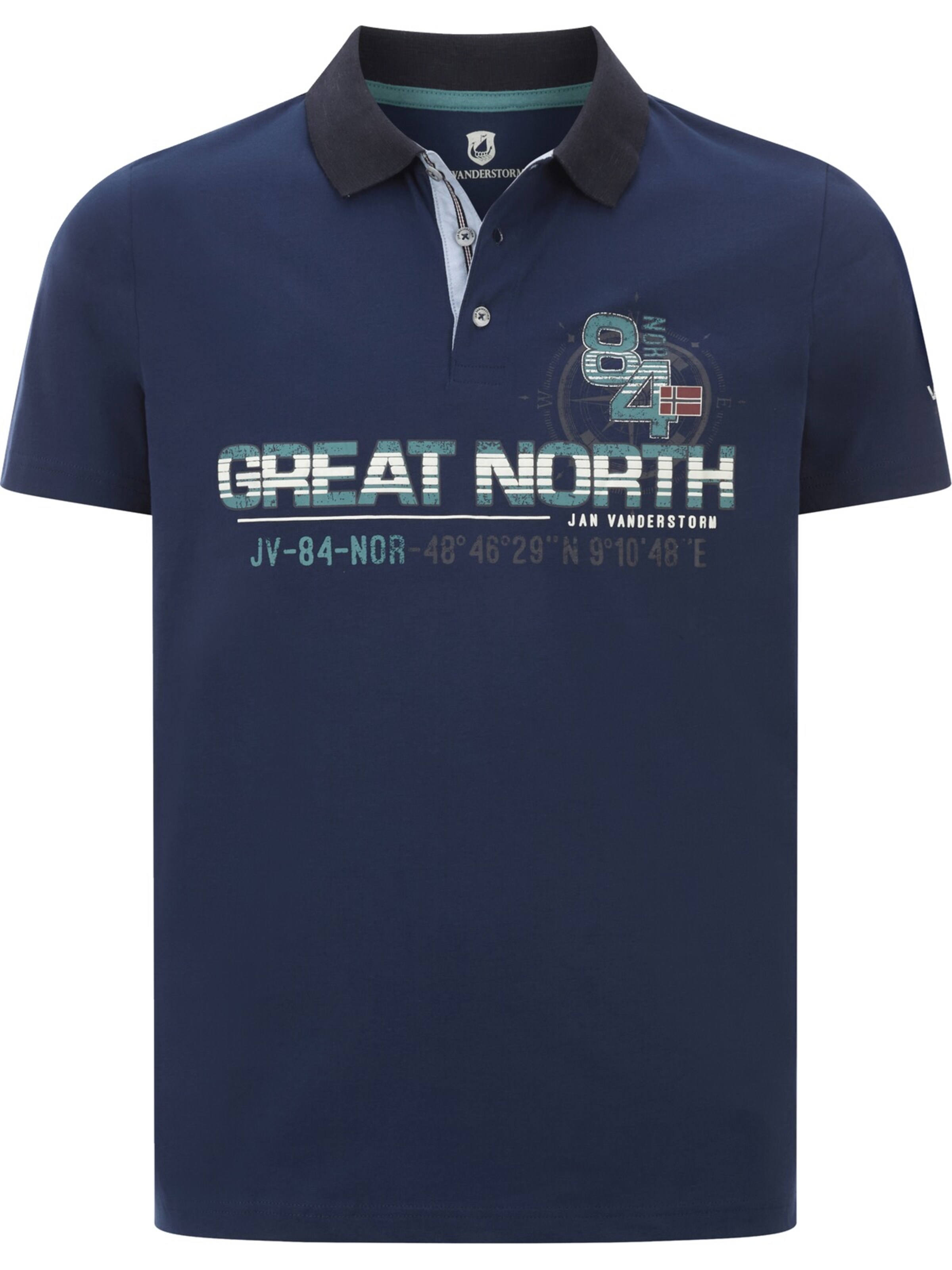 Jan Vanderstorm Shirt ' Gizur ' in Blue: front