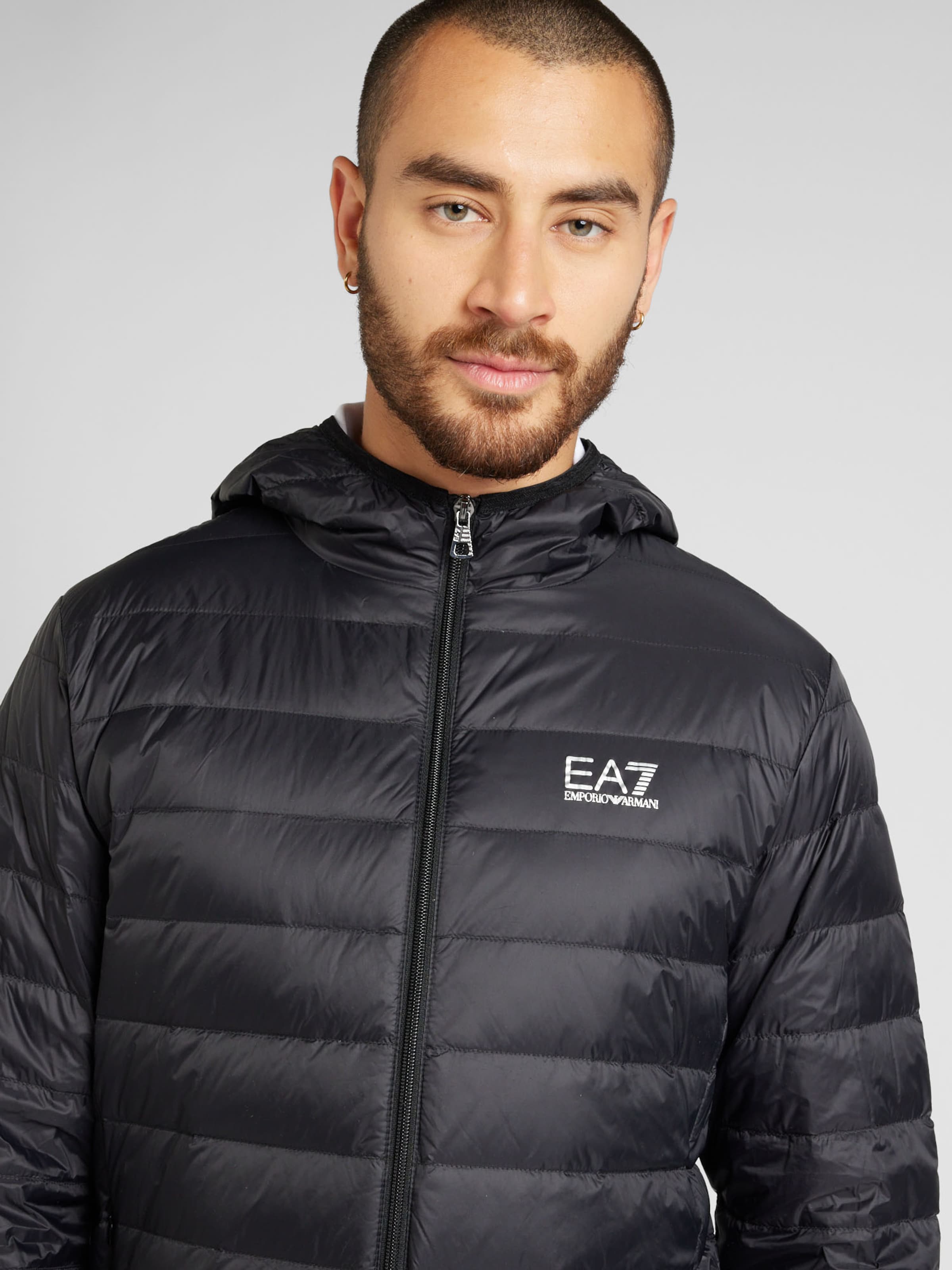 Veste mi saison EA7 Emporio Armani en Noir ABOUT YOU