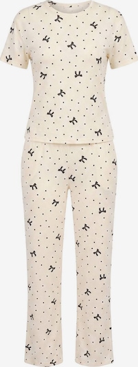 Trendyol Pyjama in XS in beige / schwarz, Produktansicht