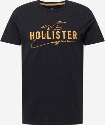 HOLLISTER Футболка в Черный: спереди