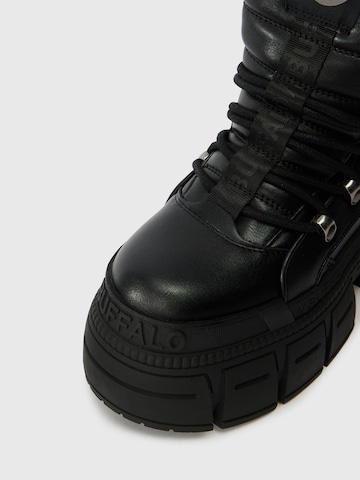 BUFFALO Μποτάκι με κορδόνια 'Gospher Hike' σε μαύρο