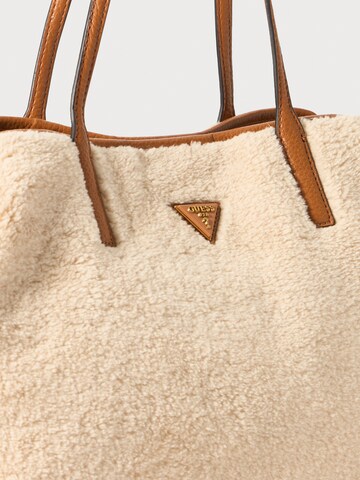 Borsa a mano 'VICTTORIA' di GUESS in beige