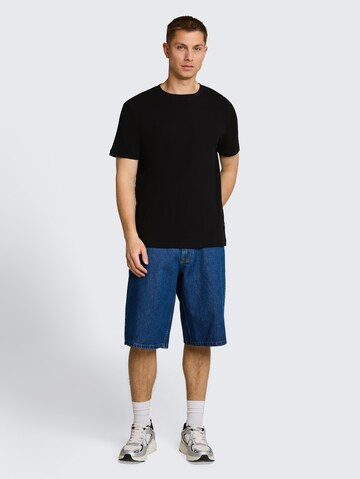 TOM TAILOR DENIM T-Shirt in Schwarz