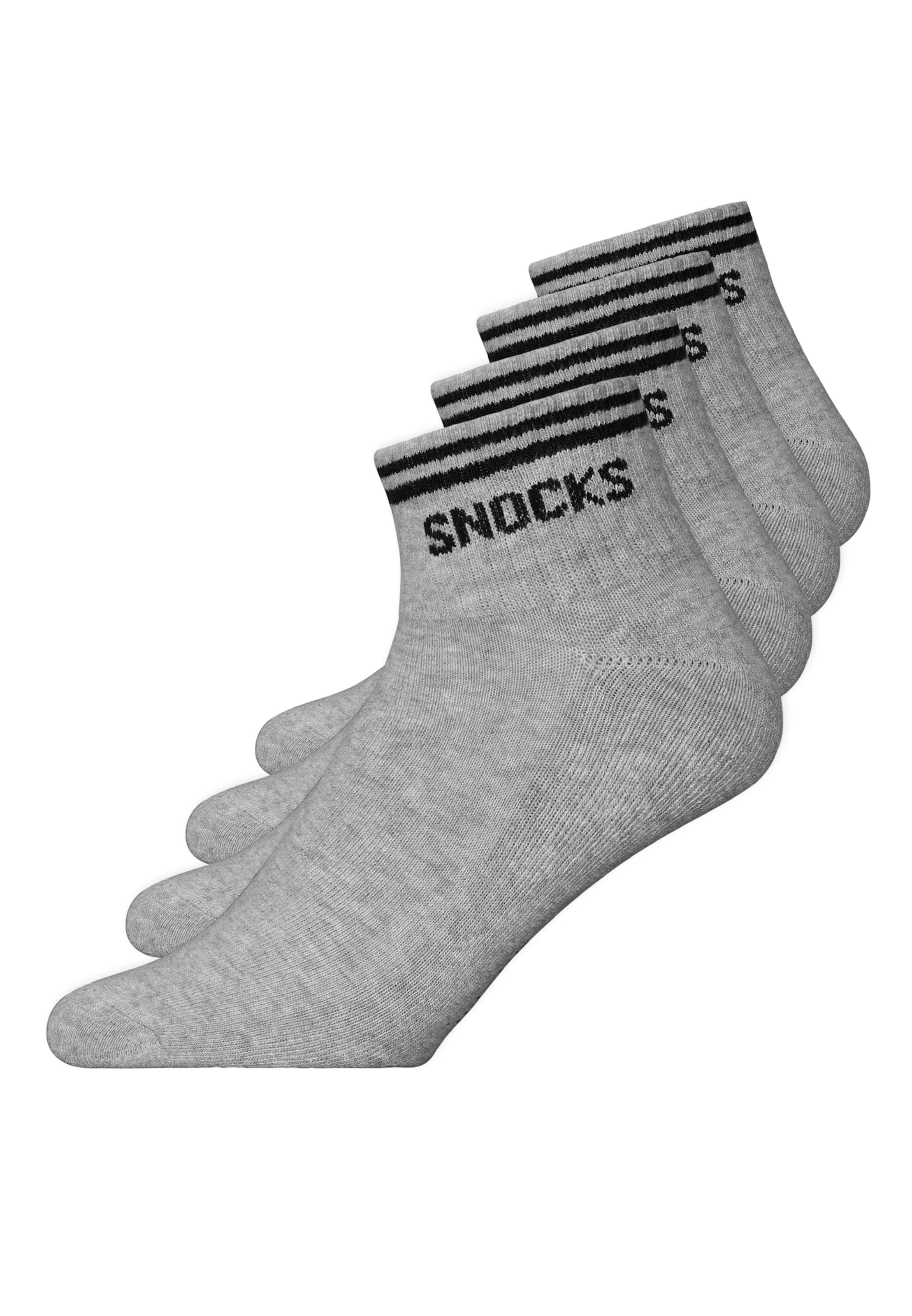 SNOCKS Socken in Grau: Vorderseite