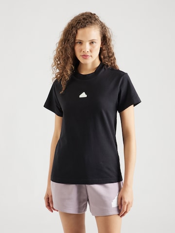 ADIDAS SPORTSWEAR Funktionsbluse i sort: forside