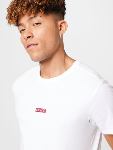 LEVI'S ® Paita 'SS Relaxed Baby Tab Tee' värissä valkoinen