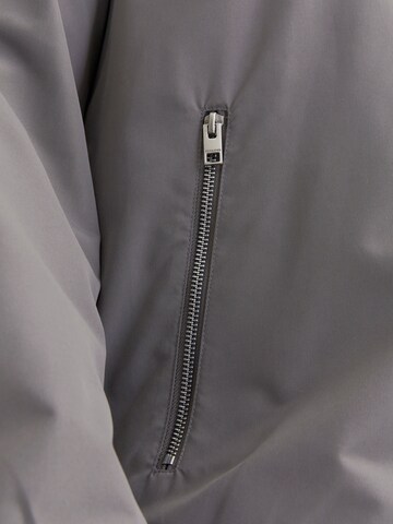Jack & Jones Plus Between-season jacket 'JJERUSH' in Grey