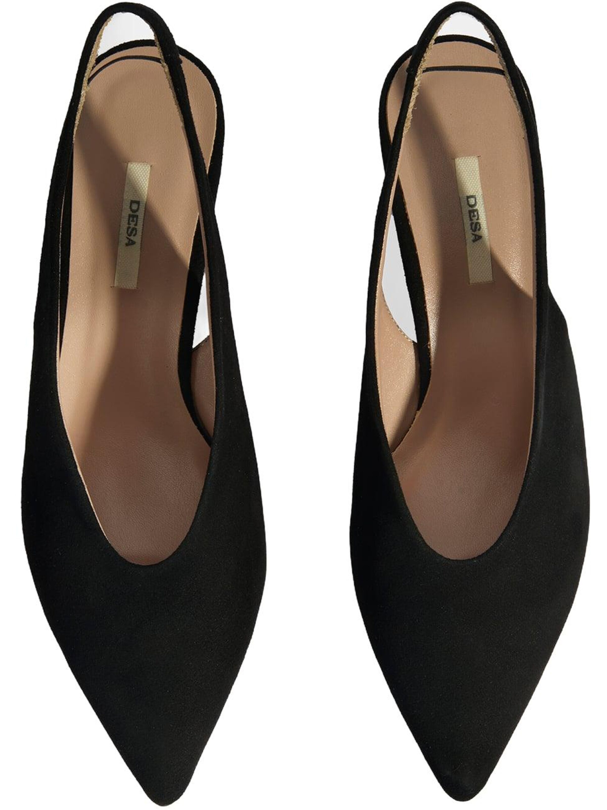 Desa - Zapatos destalonado 'High Heels' en negro