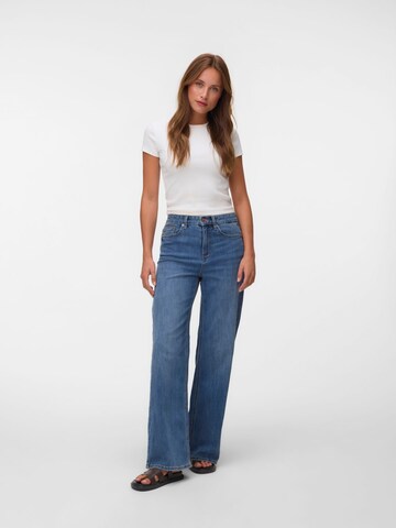 VERO MODA Wide Leg Jeans 'VMOlivia' i blå: forside