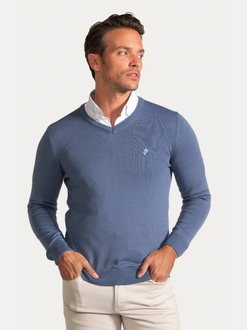 Jacey Quinn - Jersey en azul: frente