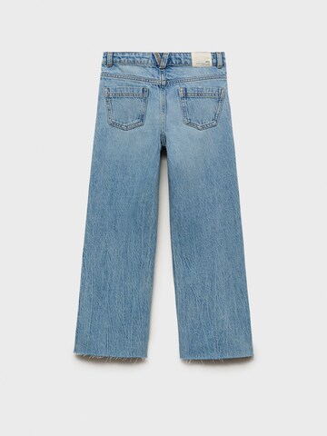 MANGO KIDS Wide leg Jeans in Blue