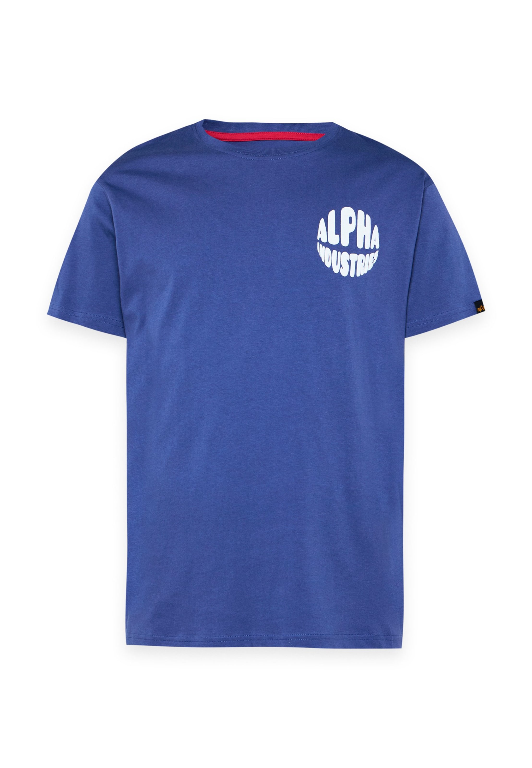 ALPHA INDUSTRIES T-Shirt in Lila: Vorderseite