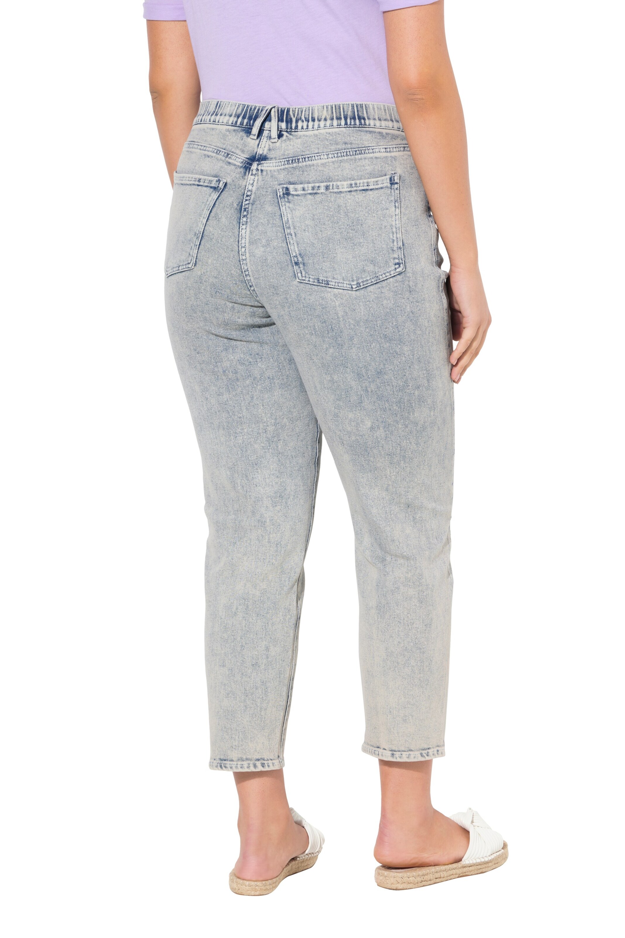 Ulla Popken Regular Jeans in Blauw