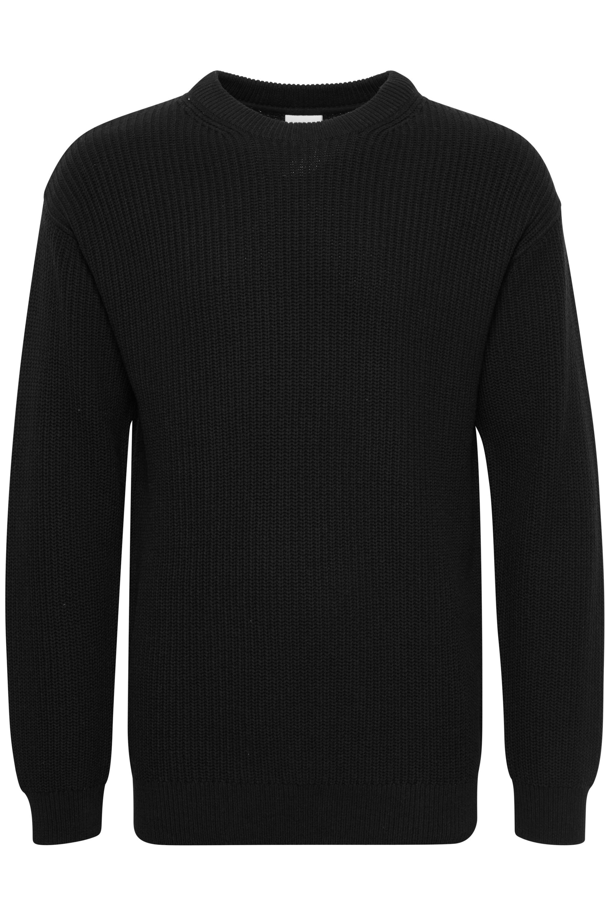 !Solid Pullover in Schwarz: Vorderseite