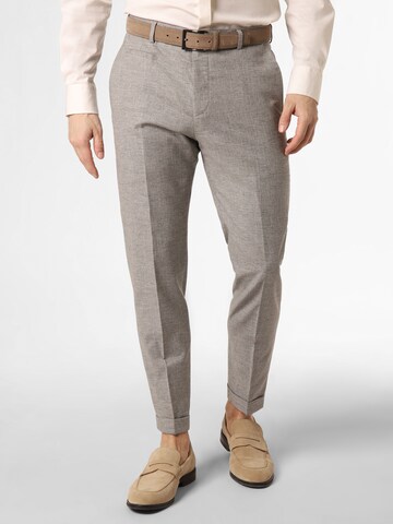 STRELLSON Slimfit Pantalon 'Luc' in Grijs: voorkant