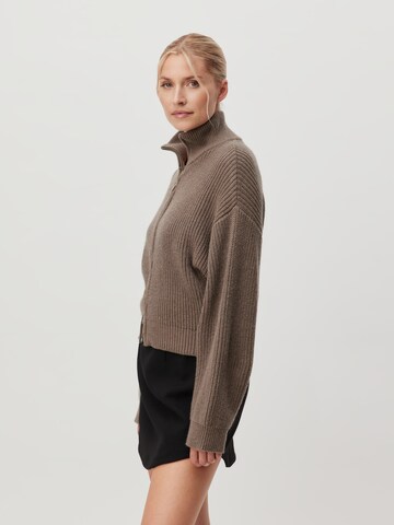 LeGer by Lena Gercke Knit Cardigan 'Cindy' in Brown