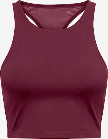 ONLY PLAY Bustier Urheilurintaliivit 'ONPPOSH-2' värissä lila: etupuoli