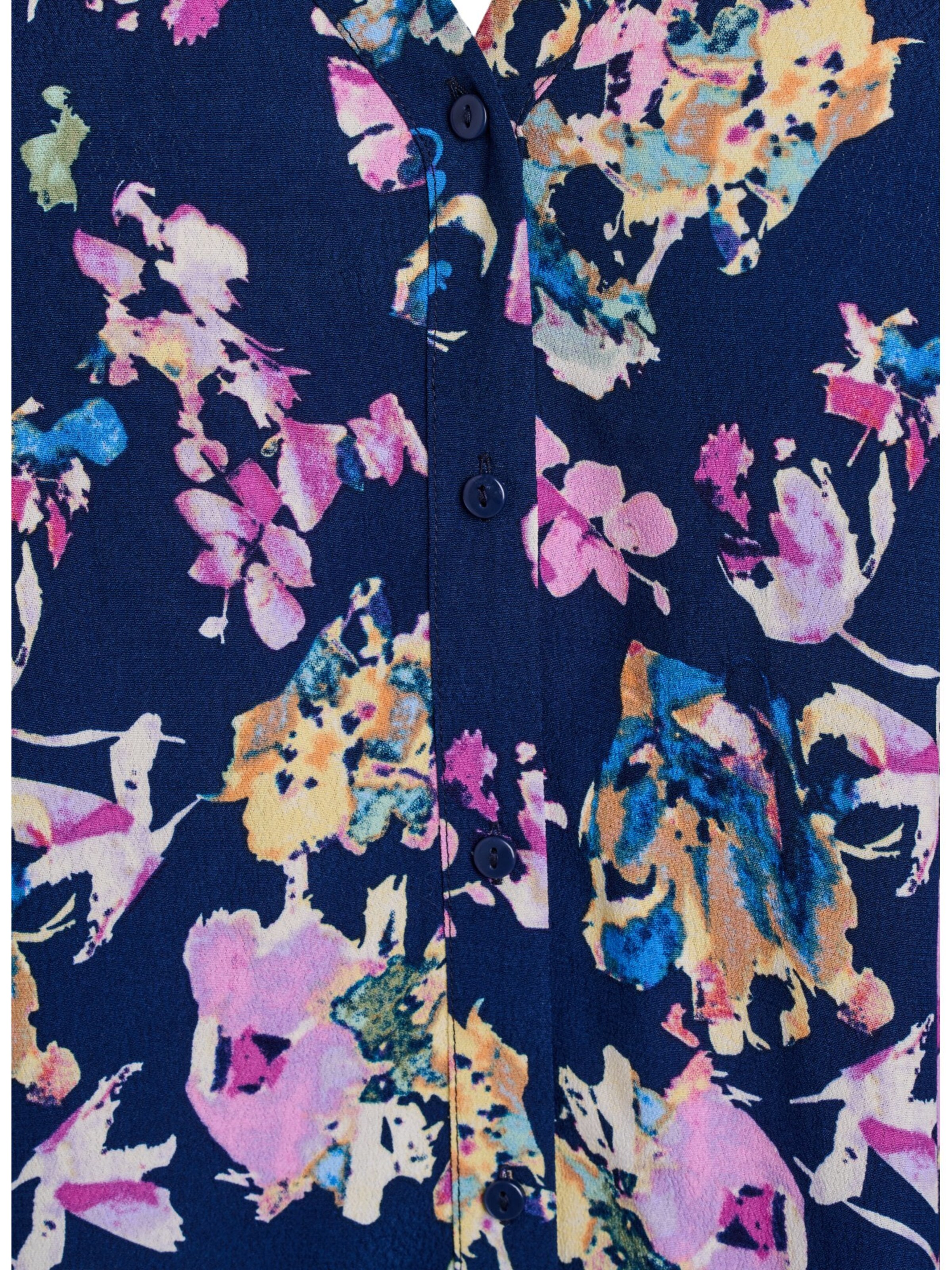 Zizzi Bluse 'VBella' in Blau