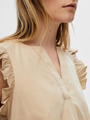 SELECTED FEMME - Blusa 'Blair-Ida' en beige