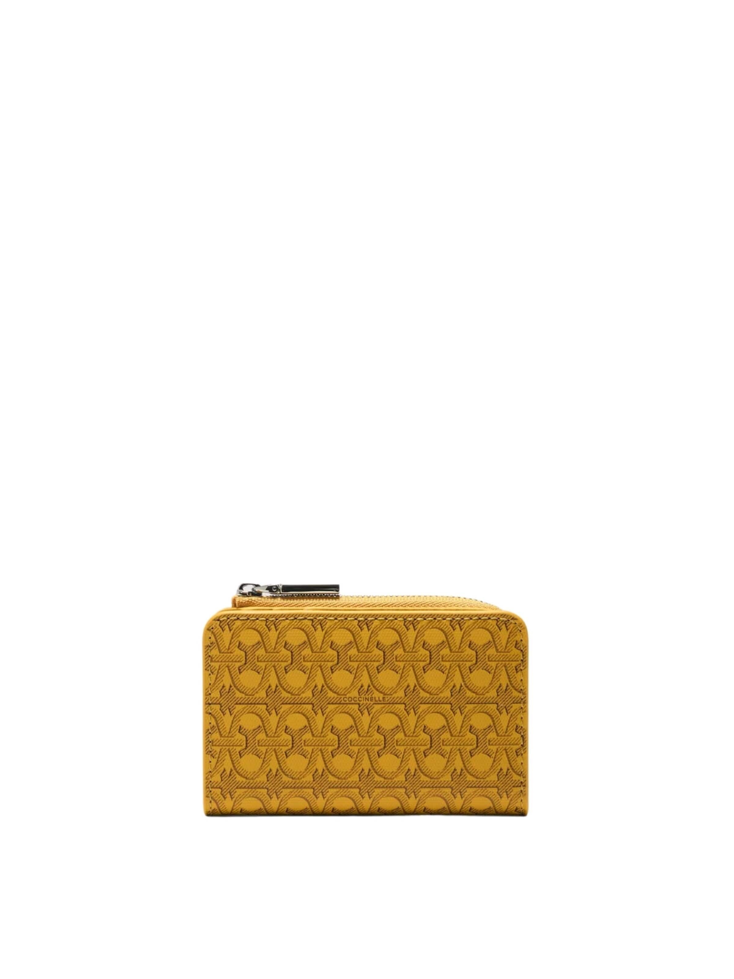 Coccinelle - Cartera 'COCCINELLE METALLIC COATED' en amarillo: frente