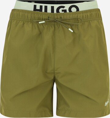 HUGO Swimming shorts 'FLEX' in Green: front
